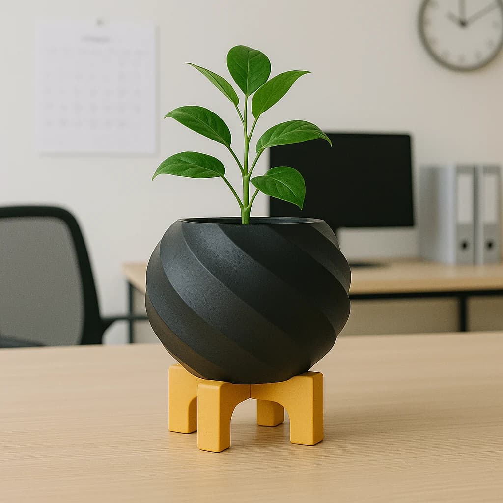 Elevated Plant Pot with Stand