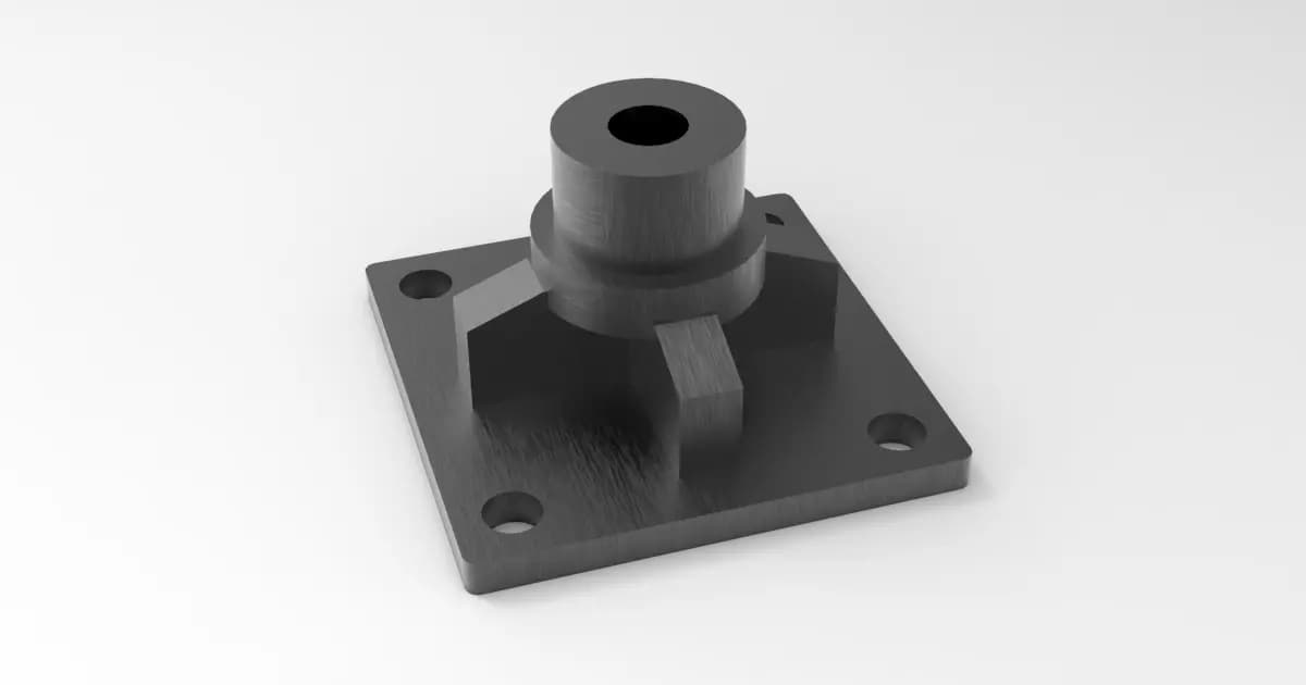 Shaft Support: 3D Parametric Model