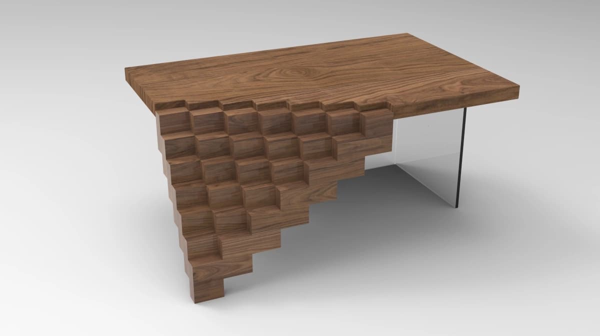 Cascading Cubes Table