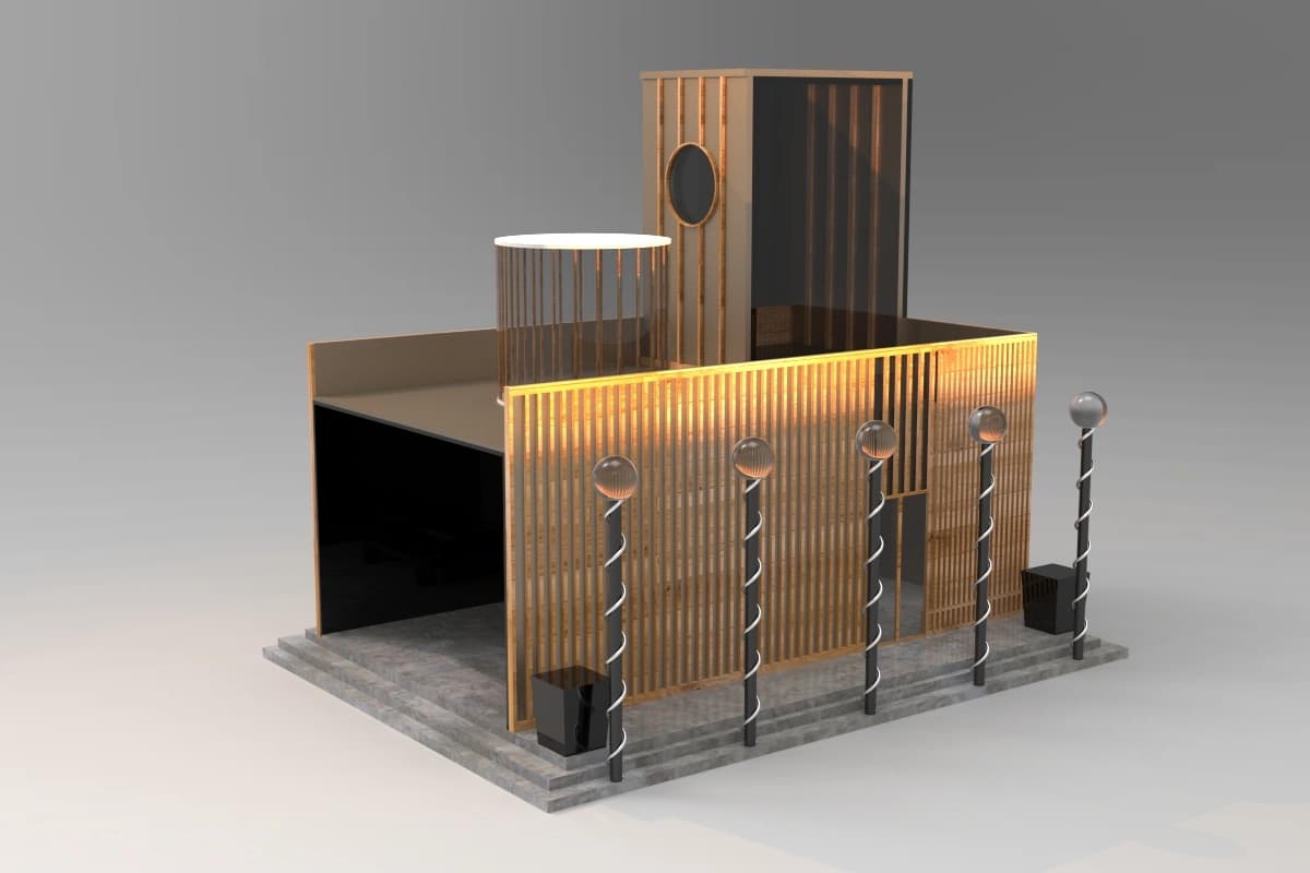 Pavilion 3D Parametric Model