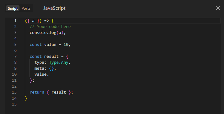 Custom node example 6